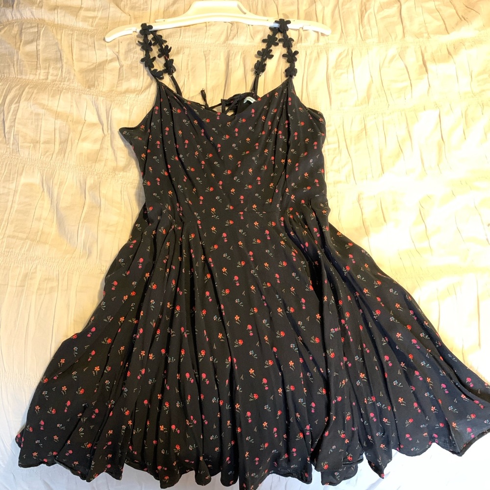 Urban Outfitters Black Floral Dress
